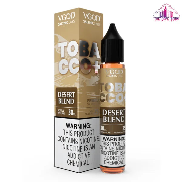 dry tobacco vape juice Desert Blend SaltNic E-Liquid 30ml