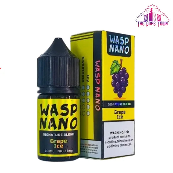 WASP NANO GRAPE ICE SALTNIC - 30ML