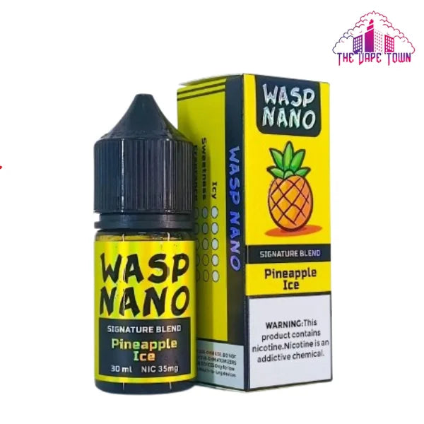 BUY WASP NANO PINEAPPLE SALTNIC ICE 30ML | E-LIQUIDS SALE The Vape Town BUY WASP NANO PINEAPPLE SALTNIC ICE 30ML | E-LIQUIDS SALE The Vape Town