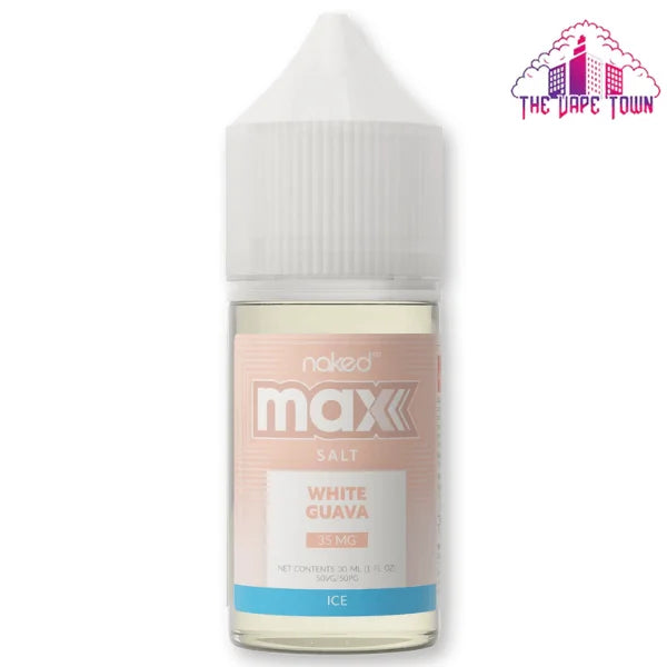 WHITE GUAVA ICE SALT BY NAKED MAX – 30ML