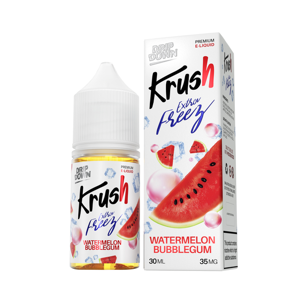 Drip Down Watermelon Bubblegum By Krush Extra Freez