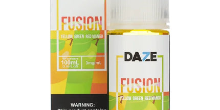7 DAZE FUSION YELLOW GREEN RED MANGO ICED - 100ML