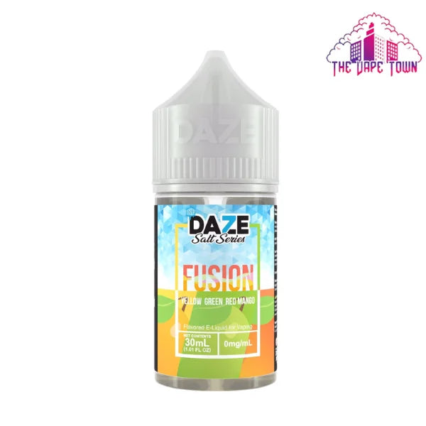 7 Daze Fusion Yellow green Red mango Iced salt nic - 30ml
