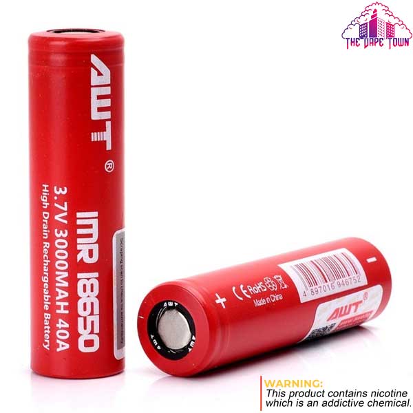 AWT 18650 3000mAh Rechargeable Battery