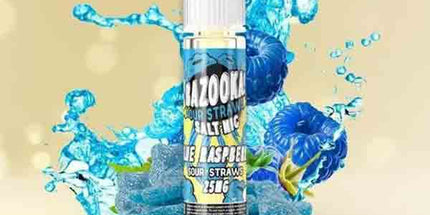 Bazooka Blue Raspberry Iced 25mg NicSalt 30ml Capacity