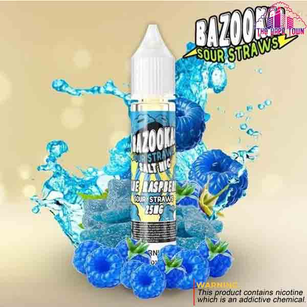 Bazooka Blue Raspberry Iced 25mg NicSalt 30ml Capacity