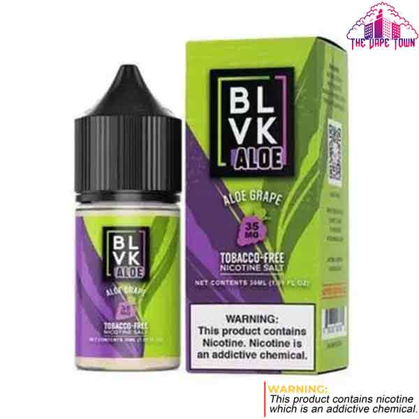 BLVK Aloe Grape Nicotine Salt E-juice 35/50mg The Vape Town BLVK Aloe Grape Nicotine Salt E-juice 35/50mg The Vape Town