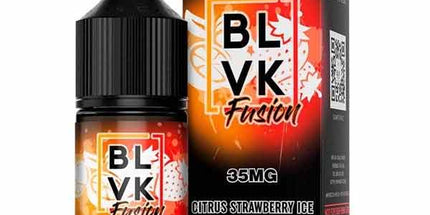 BLVK Fusion Citrus Strawberry Ice Nic Salt - 30ml