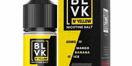 BLVK N? Yellow Mango Banana Ice Nic Salt 35/50mg - 30ml