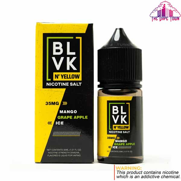 Blvk N' Yellow Mango Grape Apple Ice Nic Salt - 30ml