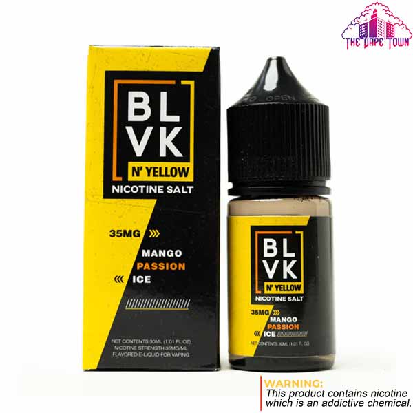 Blvk N' Yellow Mango Passion Ice Nic Salt - 30ml