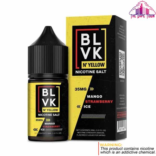 BLVK N' Yellow Mango Strawberry Ice Nic Salt 35/50mg - 30ml