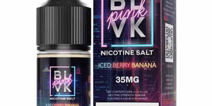 BLVK Pink Series Iced Berry Banana Nic Salt - 30ml