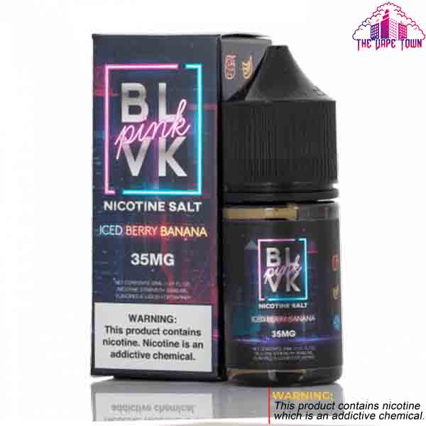 BLVK Unicorn Pink Iced Berry Banana Salt 35/50mg E-Juice - 30mL