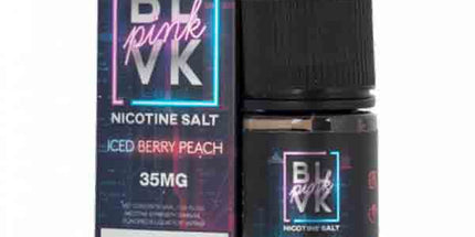 BLVK Unicorn Pink Iced Berry Peach Salt 35/50mg E-Juice - 30mL