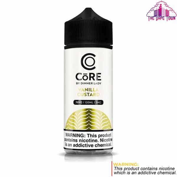Dinner Lady Core Vanilla Custard E-juice 3mg - 120ml
