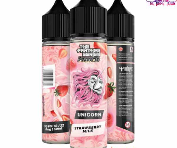 Dr Vapes Unicorn Strawberry Milk E-juice - 60ml The Vape Town Dr Vapes Unicorn Strawberry Milk E-juice - 60ml The Vape Town