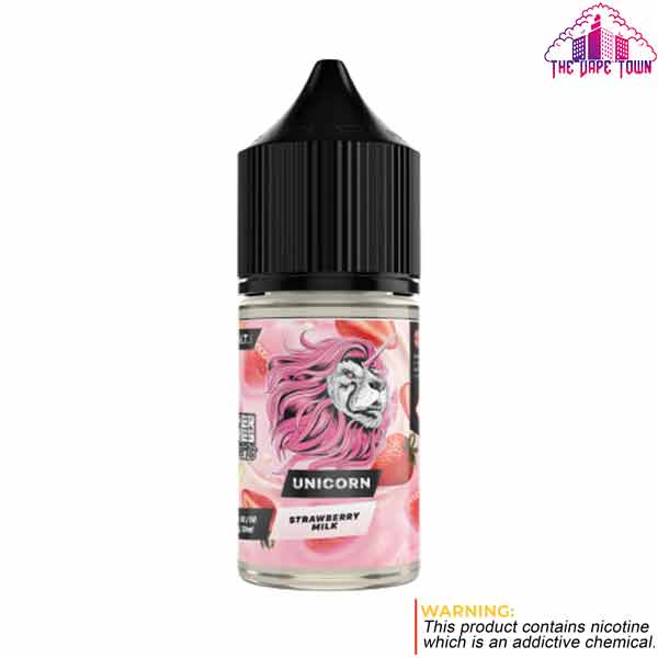 Dr Vapes Unicorn Strawberry Milk Nic Salt E-juice - 30ml The Vape Town Dr Vapes Unicorn Strawberry Milk Nic Salt E-juice - 30ml The Vape Town