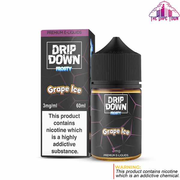 Drip Down Frosty Grape Ice E-liquid 3mg - 60ml