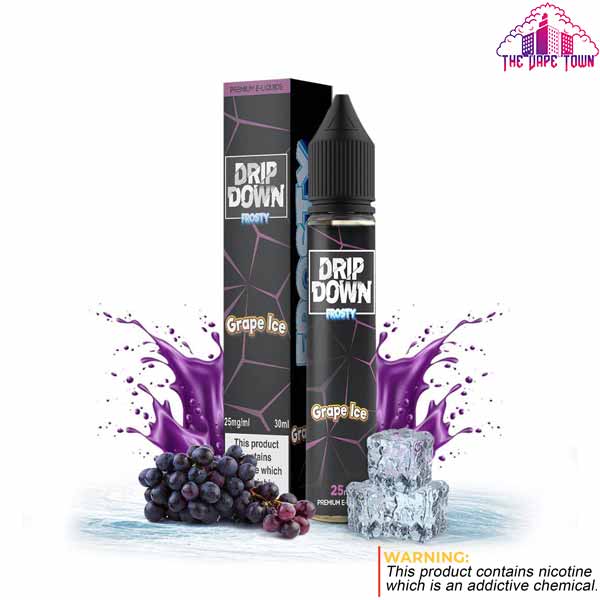 Drip Down Frosty Grape Ice Salt Nic 30ml - 25/50mg