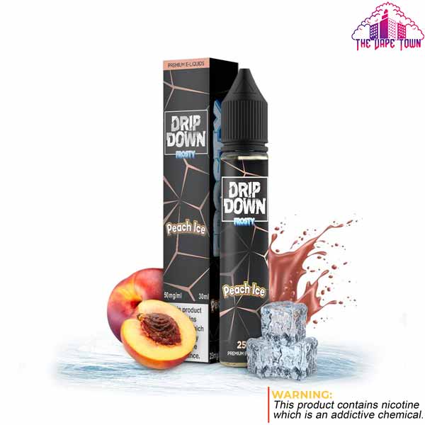Drip Down Frosty Peach Ice Salt Nic 30ml - 25/50mg