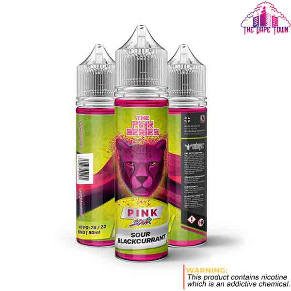 Dr Vapes Pink Sour Blackcurrant E-juice - 60ml