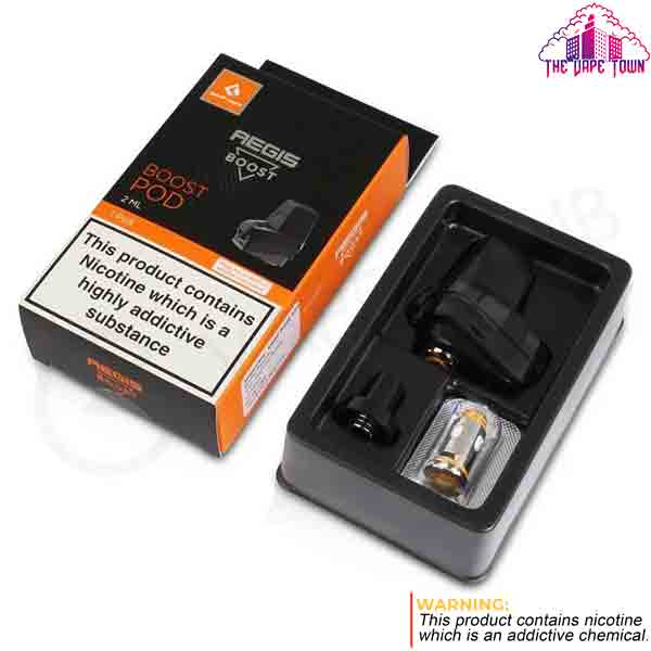 Geekvape AEGIS Boost Replacement Cartridge 1 Pod Pack - 2ml The Vape Town Geekvape AEGIS Boost Replacement Cartridge 1 Pod Pack - 2ml The Vape Town