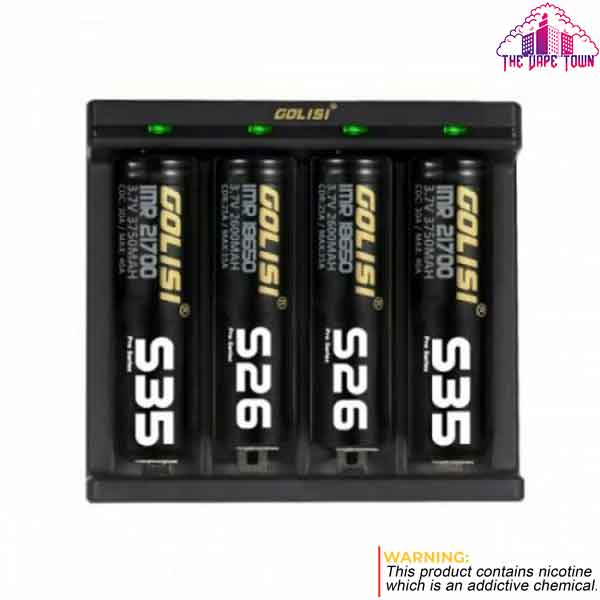Golisi Needle 4 Battery Charger - 4 Slots