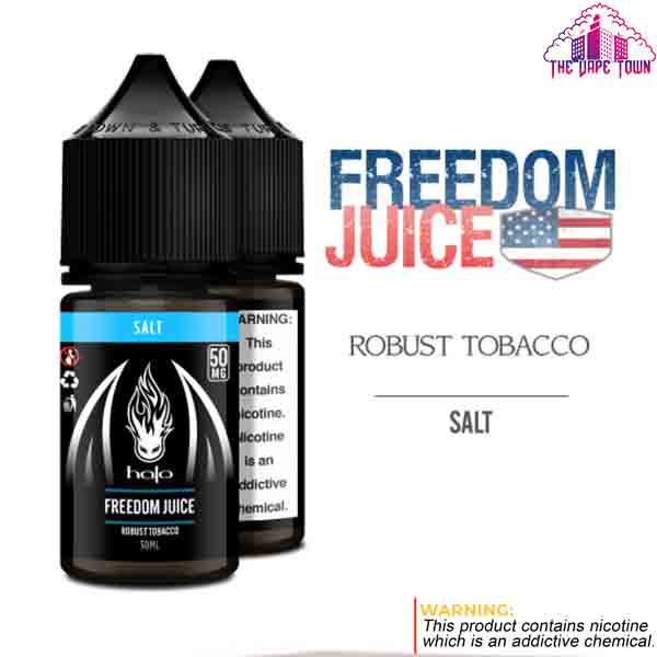 Halo Freedom Robust Tobacco Nic Salt 20/35mg E-Juice - 30ml
