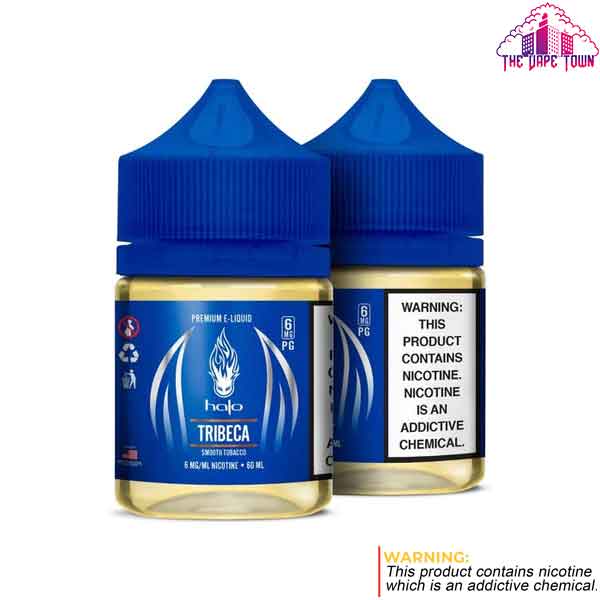 Halo Tribeca Smooth Tobacco Freebase E-juice - 60ml The Vape Town Halo Tribeca Smooth Tobacco Freebase E-juice - 60ml The Vape Town