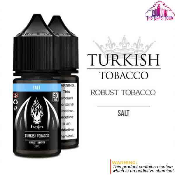 Halo Turkish Robust Tobacco Nic Salt 20/35mg E-Juice - 30ml The Vape Town Halo Turkish Robust Tobacco Nic Salt 20/35mg E-Juice - 30ml The Vape Town