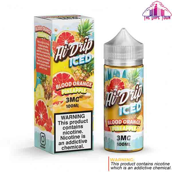 Hi Drip Blood Orange Pineapple With Iced 0/3/6mg - 100ml