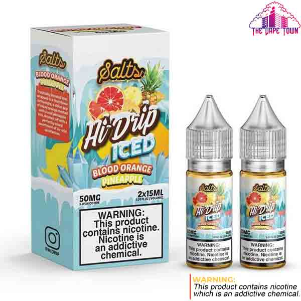 Hi-Drip Iced Blood Orange Pineapple Nic Salt 25/50mg - 30ml