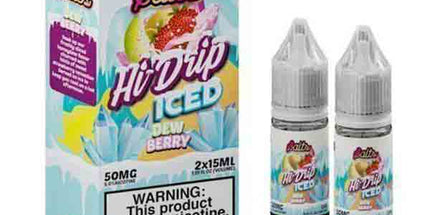 Hi-Drip Iced Dew Berry & Strawberry Salts 20/50mg - 30ml Vapor