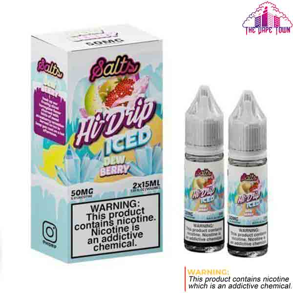 Hi-Drip Iced Dew Berry & Strawberry Salts 20/50mg - 30ml Vapor