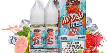 Hi-Drip Iced Guava Lava & Strawberry Nic Salt 20/50mg - 30ml