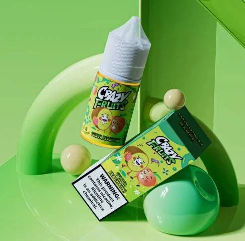 Tokyo Crazy Fruits Guava Peach Kiwi ice Nice Salt - 30ml