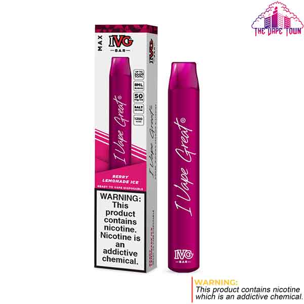Ivg Max Bar Disposable 3000 Puff - 8ml