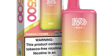 IVG Rechargeable Disposable Box 5500 Puff - 50mg The Vape Town IVG Rechargeable Disposable Box 5500 Puff - 50mg The Vape Town