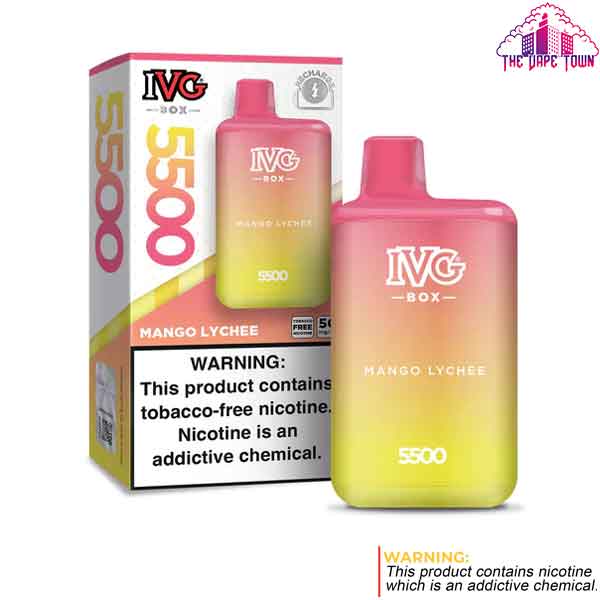 IVG Rechargeable Disposable Box 5500 Puff - 50mg