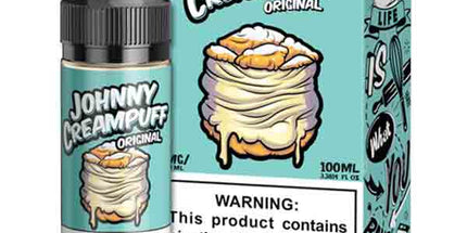 Johnny Creampuff Original Vanilla Cream 3/6/12mg E-juice - 100ml