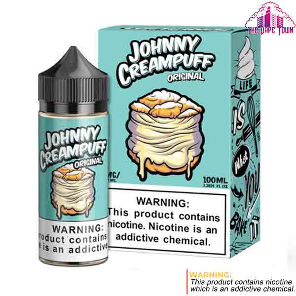 Johnny Creampuff Original Vanilla Cream 3/6/12mg E-juice - 100ml