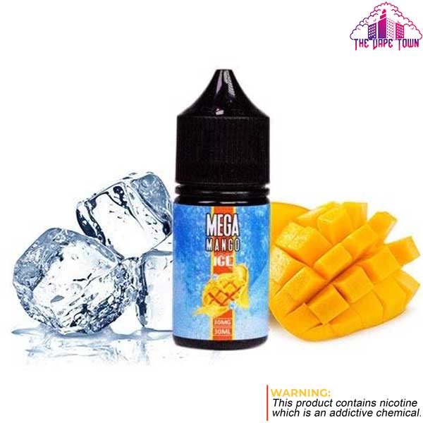 Mega Mango Ice Nic Salt E-liquid - 30ml The Vape Town Mega Mango Ice Nic Salt E-liquid - 30ml The Vape Town