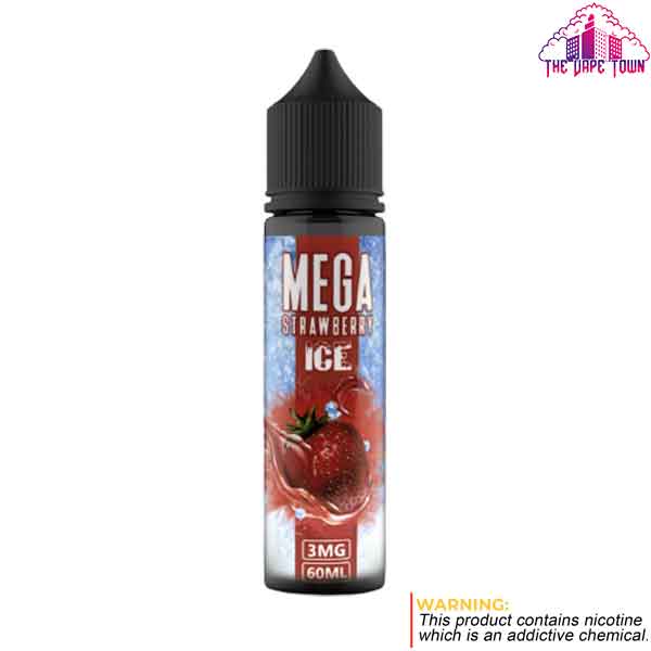 Mega Straberry MEGA STRAWBERRY ICE 12mg - 60ML β The Vape Town