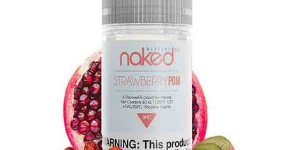 Naked 100 Iced Strawberry POM Brain Freeze 3/6/12mg - 60ml