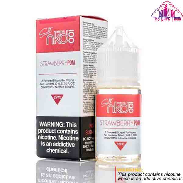 Naked 100 Iced Strawberry POM Brain Freeze Salt 35/50mg - 30ml