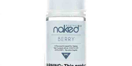 Naked 100 Menthol Mixed Berries Free Base 3/6mg - 60ml Vapor