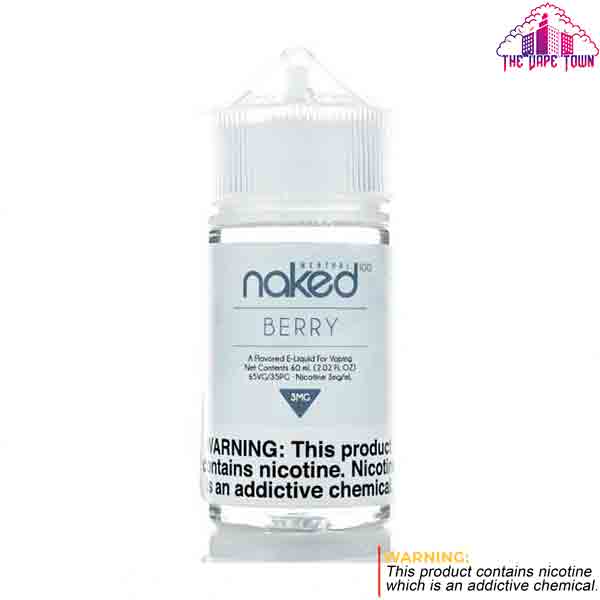 Naked 100 Menthol Mixed Berries Free Base 3/6mg - 60ml Vapor