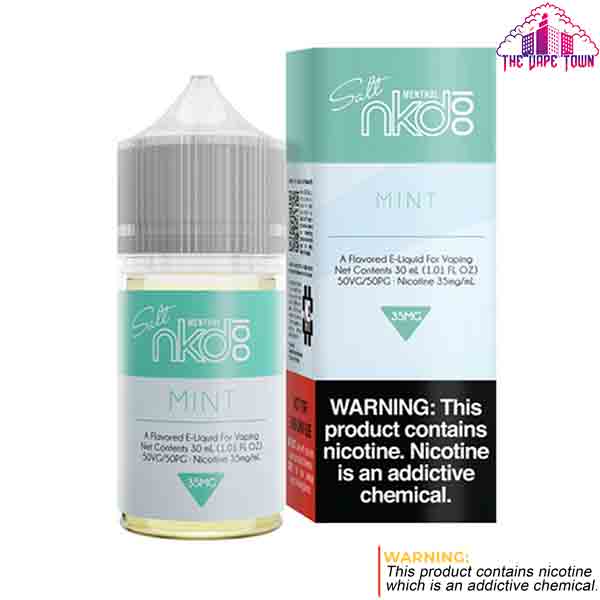 Naked 100 Mint Arctic Air Nic Salt 35/50mg - 30ml Capacity