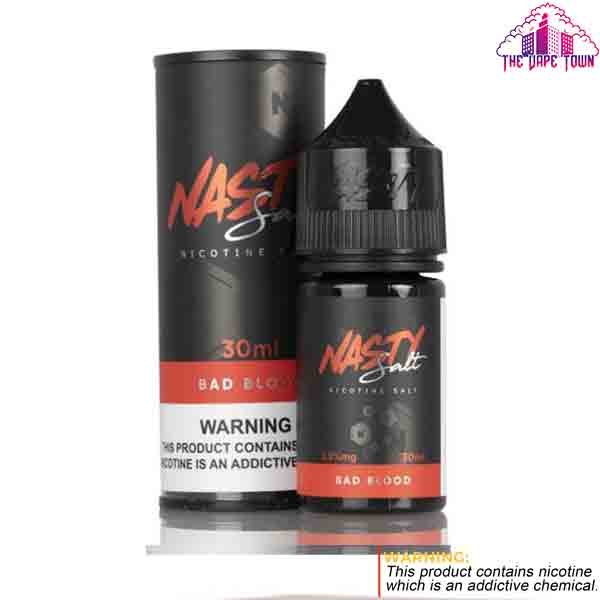 Nasty Bad Blood Black Currants 35/50mg Nic Salt - 30ml E-Juice